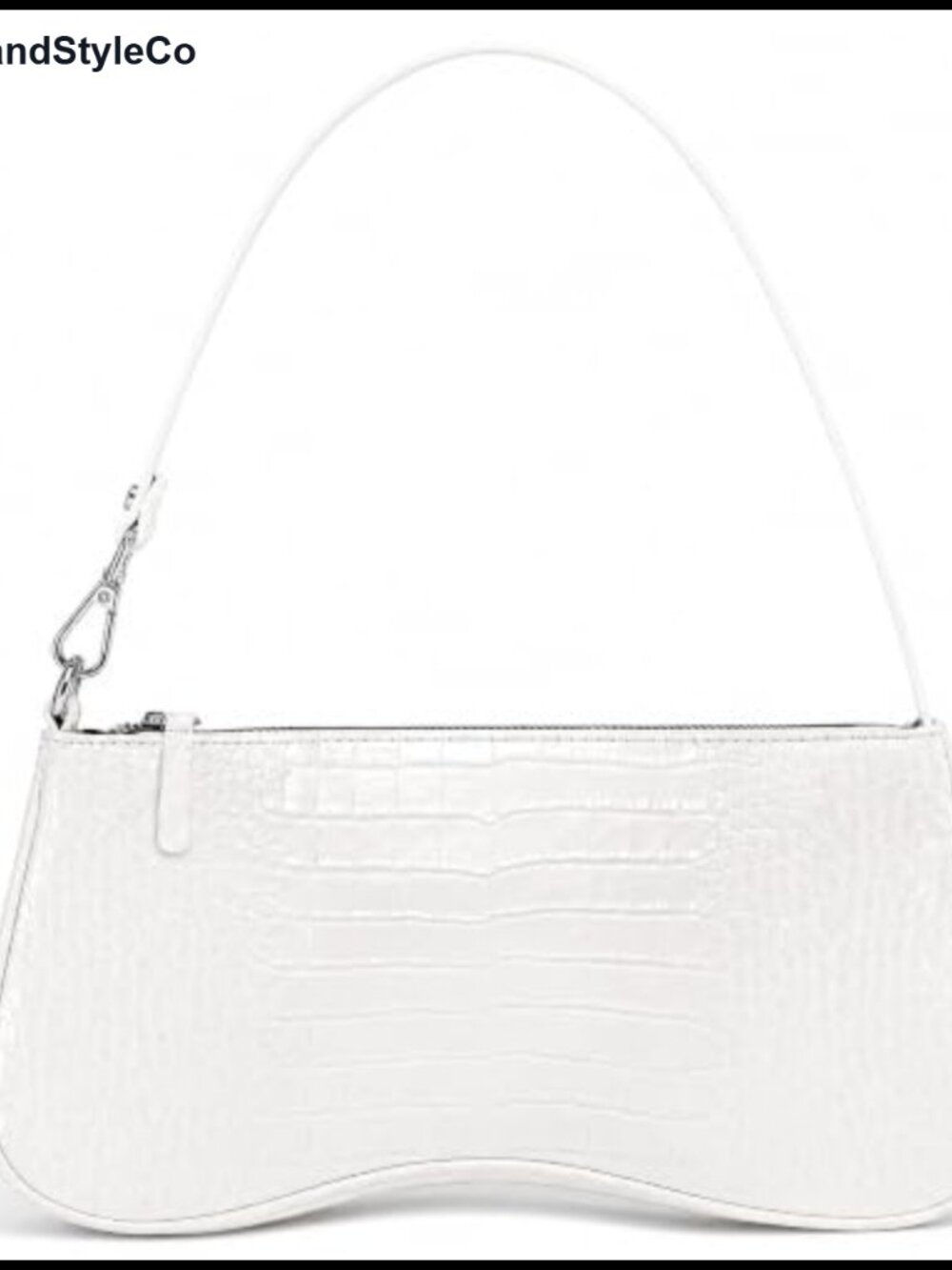 Crocodile Embossed PU Shoulder Bag Satchel Women Going Out Purse